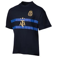 T-shirt surdimensionné bleu marine de l'équipe nationale argentine Suède pour homme avec motif sportif