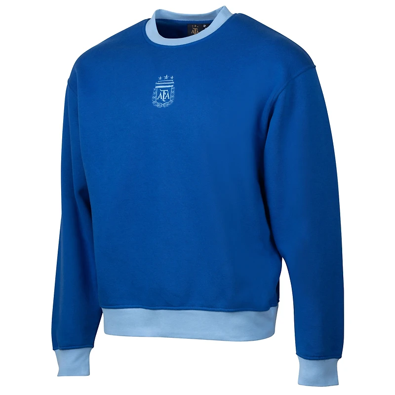 Men's Sport Design Sweden  Royal Argentina National Team Relaxed Pullover Sweatshirt