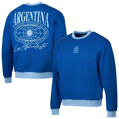 Men's Sport Design Sweden  Royal Argentina National Team Relaxed Pullover Sweatshirt