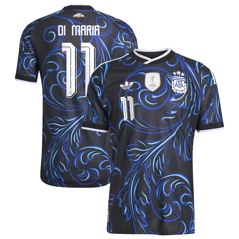 Men's adidas Angel Di Maria White Argentina National Team 2026 Home Authentic Jersey