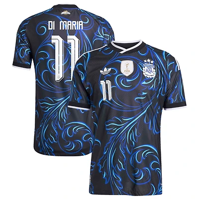 Men's adidas Angel Di Maria White Argentina National Team 2026 Home Authentic Jersey