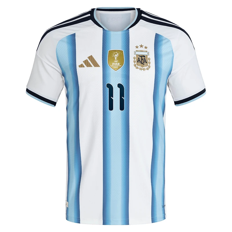 Maillot domicile authentique adidas Angel Di Maria blanc de l'équipe nationale argentine 2026