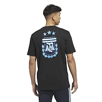 Men's adidas Black Argentina National Team 2026 Away Jersey Hook T-Shirt