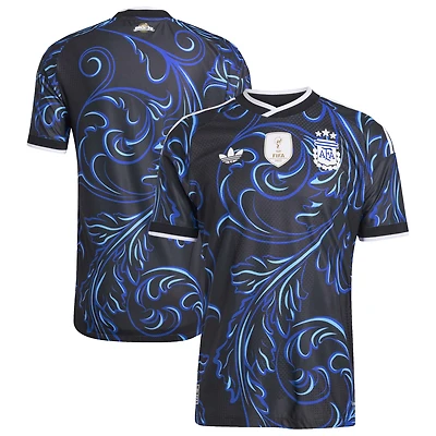 Maillot authentique extérieur adidas noir pour homme de l'équipe nationale d'Argentine 2026