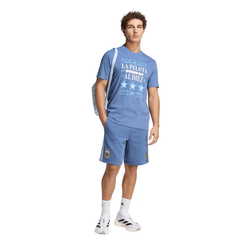 Men's adidas Blue Argentina National Team 2022 Winners Amply T-Shirt