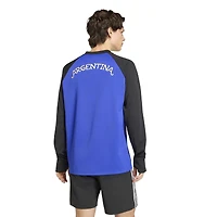 Men's adidas Blue Argentina National Team 2026 Long Sleeve Pre-Match Top