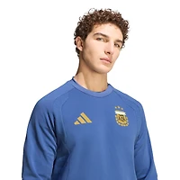 Men's adidas  Blue Argentina National Team 2026 Tiro Travel Sweatshirt
