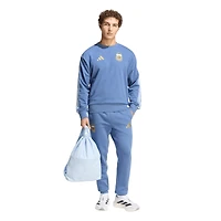 Men's adidas  Blue Argentina National Team Alphaskin Fleece Pants
