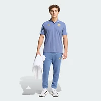 Polo Alphaskin bleu adidas pour homme, équipe nationale d'Argentine