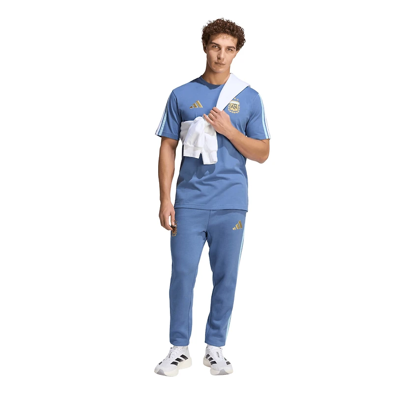 T-shirt adidas Alphaskin bleu pour homme, équipe nationale d'Argentine