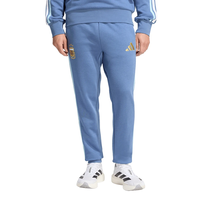 Men's adidas Blue Argentina National Team FIFA x World Cup Alphaskin Fleece Pants