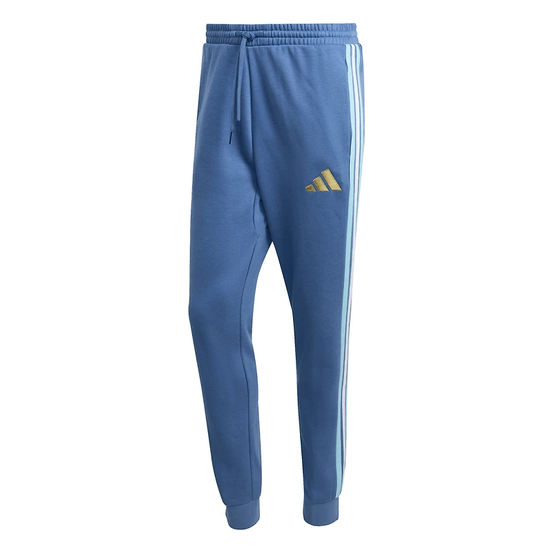 Men's adidas Blue Argentina National Team FIFA x World Cup Alphaskin Fleece Pants