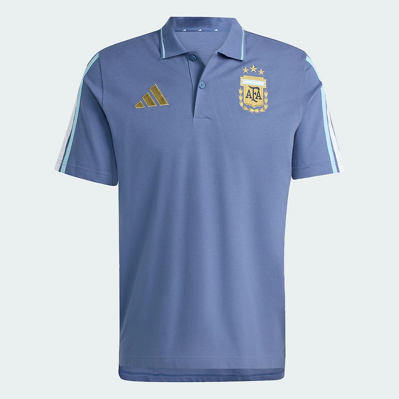 Men's adidas Blue Argentina National Team FIFA x World Cup Alphaskin Polo