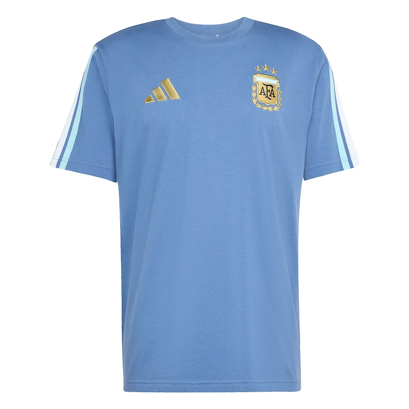 T-shirt adidas Alphaskin bleu pour homme, équipe nationale d'Argentine, FIFA x Coupe du Monde