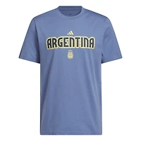 Maillot adidas bleu de l'équipe nationale d'Argentine pour homme