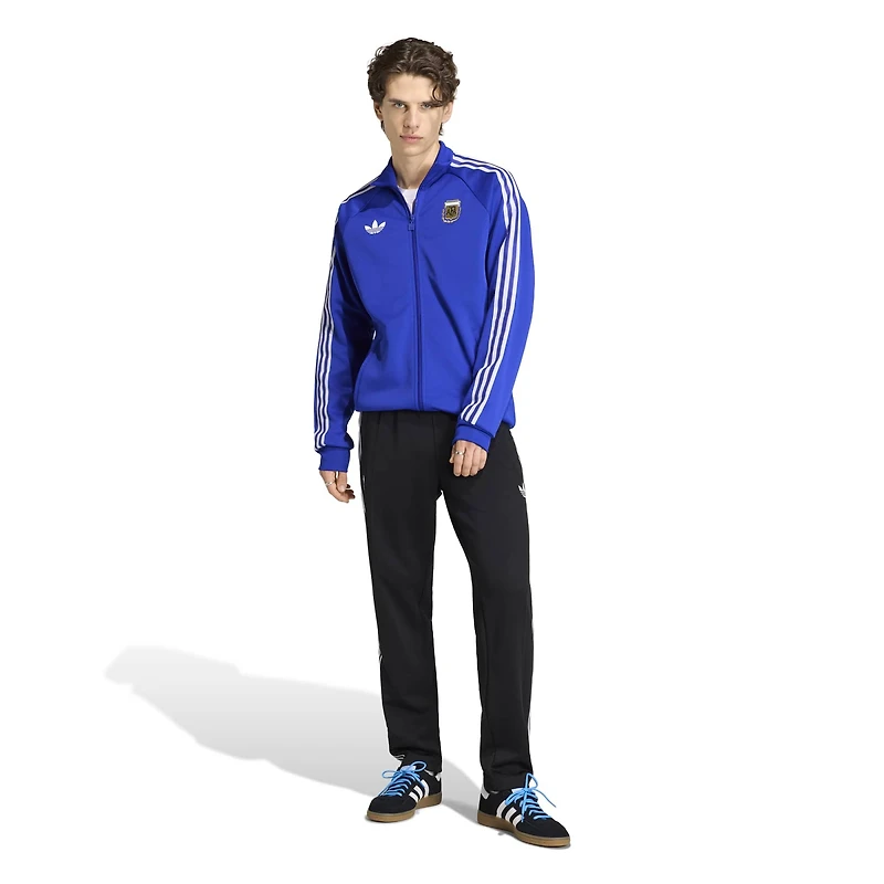 Men's adidas Blue Argentina National Team Originals Full-Zip Track Jacket