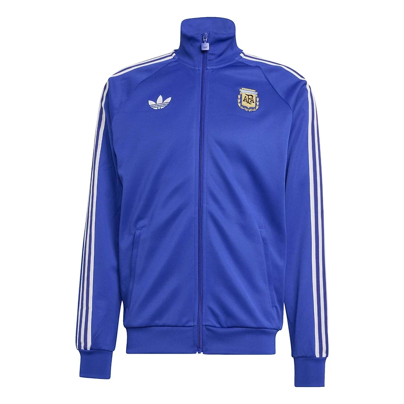 Men's adidas Blue Argentina National Team Originals Full-Zip Track Jacket