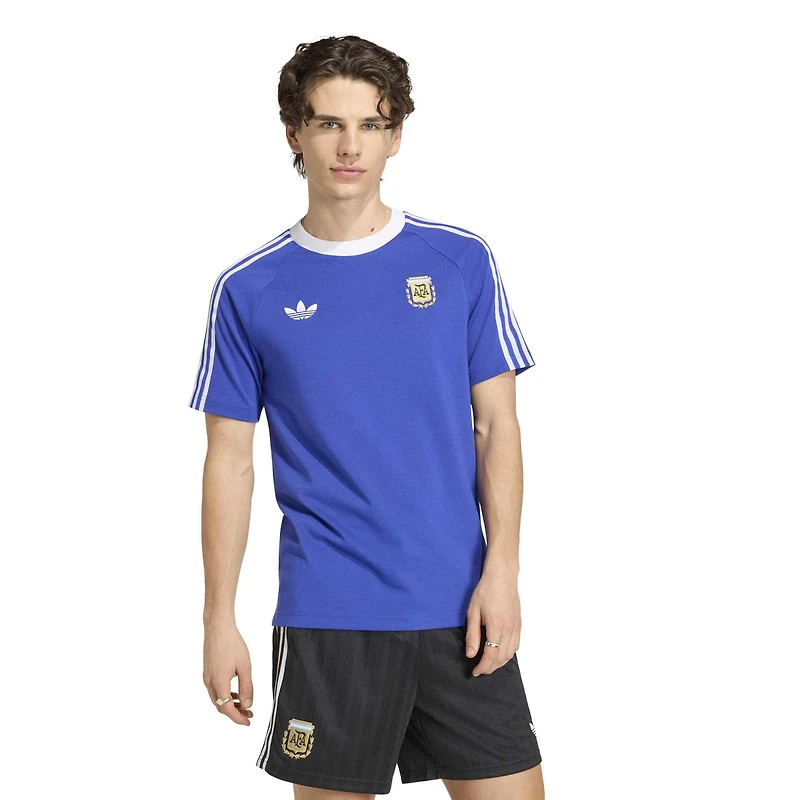 T-shirt adidas Originals bleu pour homme, équipe nationale d'Argentine