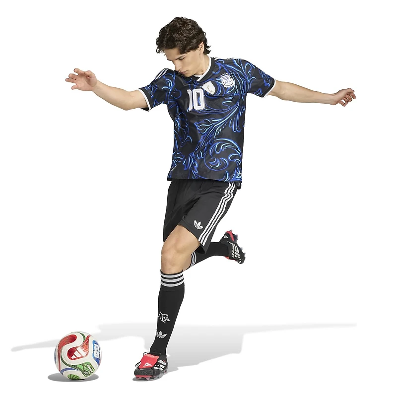 Maillot authentique extérieur Lionel Messi noir adidas pour homme, équipe nationale d'Argentine 2026