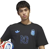 Men's adidas Lionel Messi Black Argentina National Team 2026 Away Jersey Hook Name & Number T-Shirt