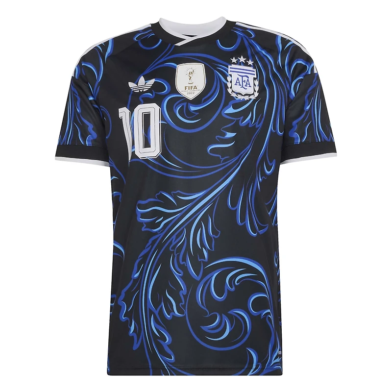 Men's adidas Lionel Messi Black Argentina National Team 2026 Away Replica Jersey