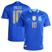 Men's adidas Lionel Messi Blue Argentina National Team 2024 Away Authentic Player Jersey