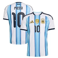 Men's adidas Lionel Messi White Argentina National Team 2026 Home Replica Jersey