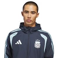 Men's adidas  Navy Argentina National Team 2026 Tiro All Weather Full-Zip Jacket