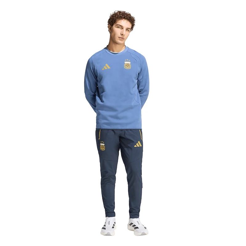 Pantalon de voyage adidas Tiro bleu marine pour homme, équipe nationale d'Argentine 2026