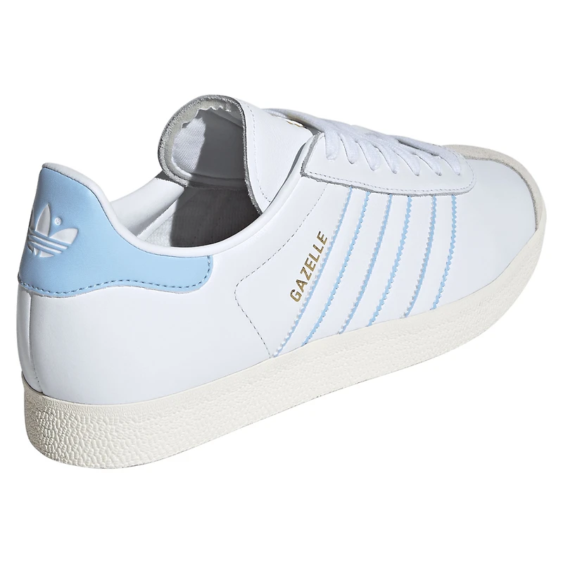 Men's adidas Originals  White Argentina National Team Gazelle Shoes
