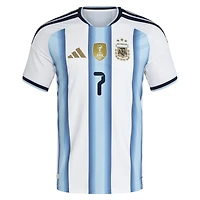 Men's adidas Rodrigo De Paul White Argentina National Team 2026 Home Authentic Jersey