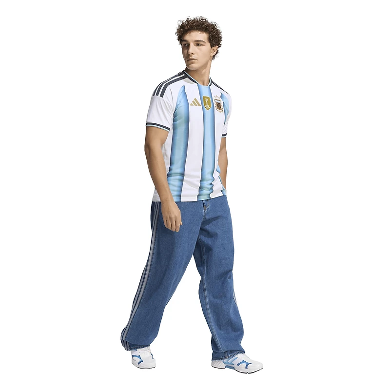 Maillot réplique domicile blanc adidas de l'équipe nationale d'Argentine 2026 pour homme