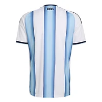 Maillot réplique domicile blanc adidas de l'équipe nationale d'Argentine 2026 pour homme