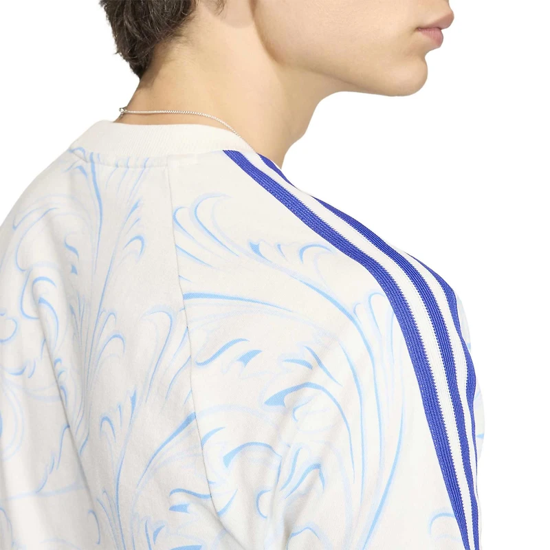 T-shirt imprimé intégral adidas blanc pour homme, équipe nationale d'Argentine