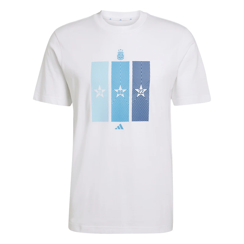 Men's adidas  White Argentina National Team FIFA x World Cup 2022 Winners Home T-Shirt