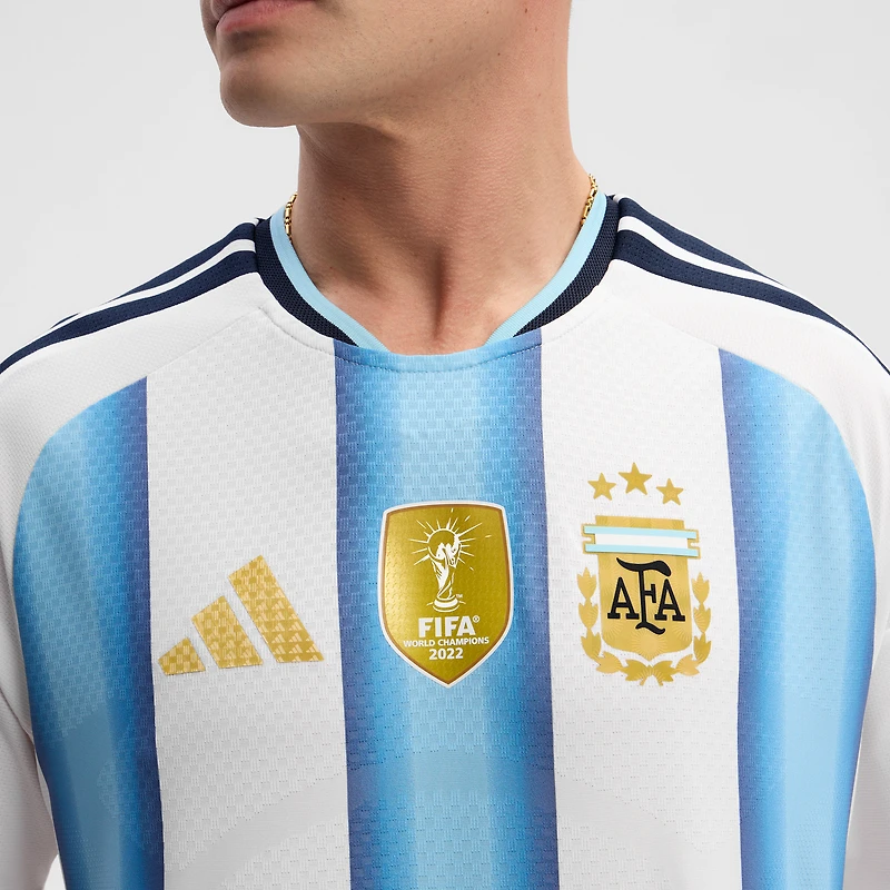 Men's adidas White Argentina National Team FIFA x World Cup 2026 Home On Field Authentic Jersey