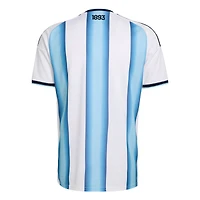 Maillot domicile réplique blanc adidas de l'équipe nationale d'Argentine pour la Coupe du Monde FIFA 2026