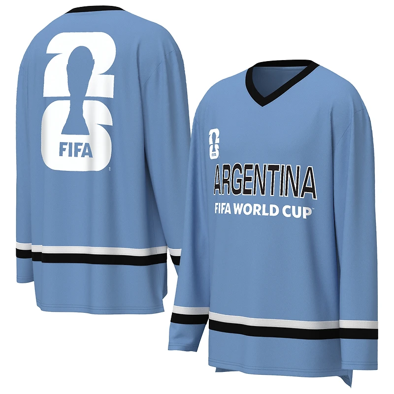 Men's Outerstuff Blue FIFA World Cup 2026 Argentina Hockey Jersey