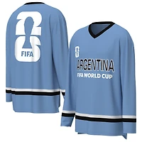 Men's Outerstuff Blue FIFA World Cup 2026 Argentina Hockey Jersey