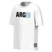 Men's Outerstuff White Argentina FIFA World Cup 2026 Livery Oversized T-Shirt