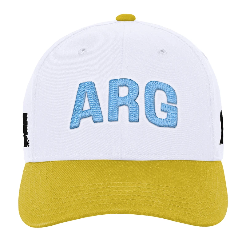 Men's Outerstuff White Argentina National Team FIFA World Cup 2026 International Snapback Hat