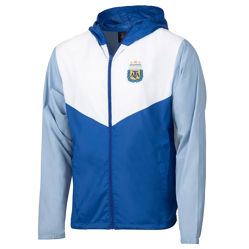 Coupe-vent zippé Block Pro pour homme de l'équipe nationale argentine royale