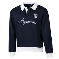 Men's Sport Design Sweden  Navy Argentina National Team Classic Rugger Sweatshirt