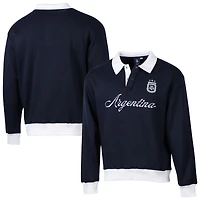 Men's Sport Design Sweden  Navy Argentina National Team Classic Rugger Sweatshirt