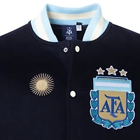 Veste universitaire à boutons-pression pour homme, modèle Légendes de l'équipe nationale d'Argentine, design sport suédois et marine