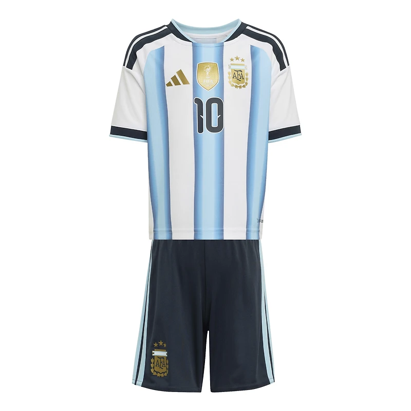 Toddler adidas Lionel Messi White Argentina National Team FIFA x World Cup 2026 Home Replica Kit