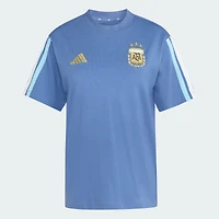 T-shirt adidas bleu pour femme, équipe nationale d'Argentine, FIFA x Coupe du Monde Alphaskin