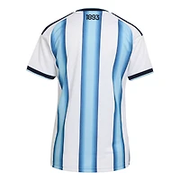 Women's adidas  White Argentina National Team FIFA x World Cup 2026 Home Replica Jersey