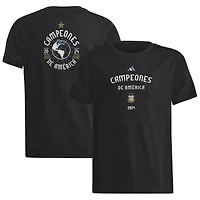 Youth adidas Black Argentina National Team 2024 Copa America Champions T-Shirt