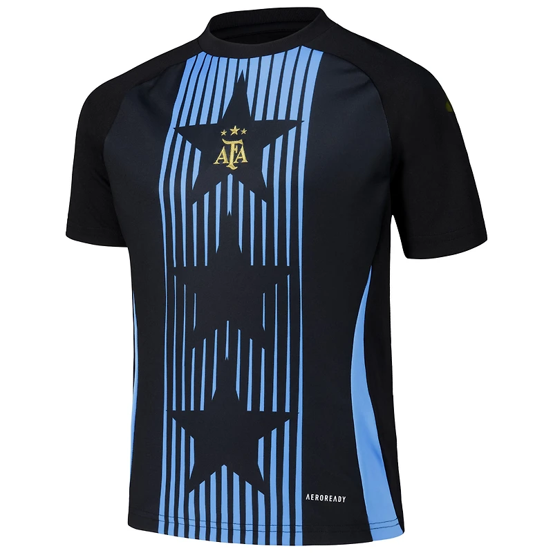 Youth adidas Black Argentina National Team 2024 Pre-Match Top